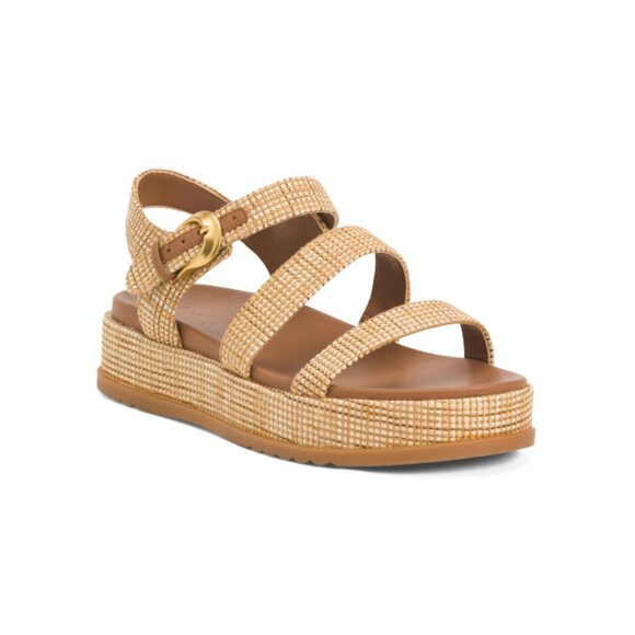 27 EDIT NATURALIZER natural Wide Zizi Sandals - Picture 1 of 2